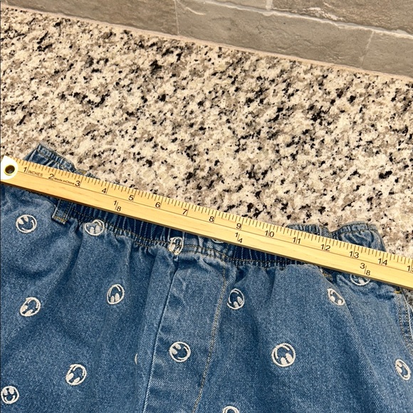 BDG Blue and White Straight Leg Pants with Unique Pattern - Picture 8 of 11